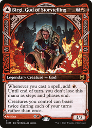 Birgi, God of Storytelling (Showcase) (KHM-311) - Kaldheim: (Showcase)