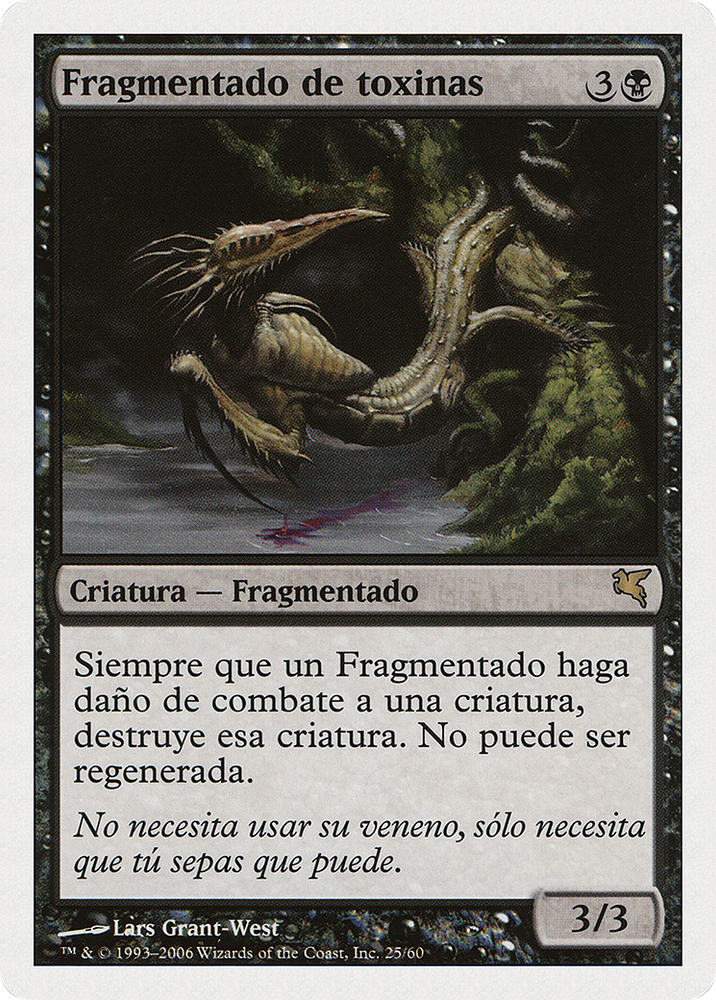 Toxin Sliver (Spanish) - "Fragmentado de toxinas" (PSAL-D25) - Salvat 2005