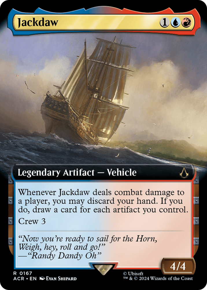 Jackdaw (Extended Art) (ACR-167) - Assassin's Creed: (Extended Art) Foil