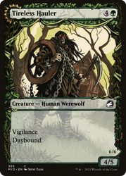 Tireless Hauler (Showcase) (MID-305) - Innistrad: Midnight Hunt: (Showcase, Double Faced Transform)