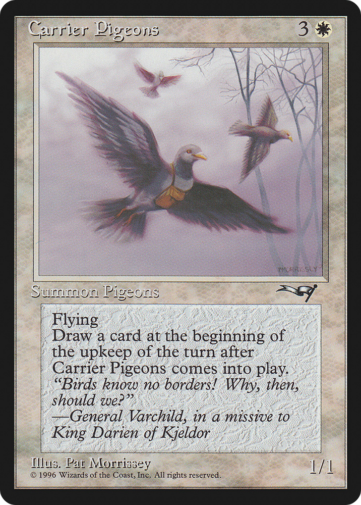 Carrier Pigeons (ALL-126) - Alliances