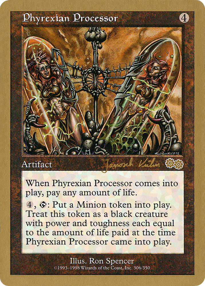 Phyrexian Processor - 2000 Janosch Kuhn (USG) (WCD-) - World Championship Decks 2000