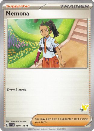 Nemona - Pikachu 42 180  Battle Academy 2024 - Common
