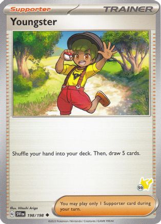 Youngster - Pikachu 59 198  Battle Academy 2024 - Uncommon