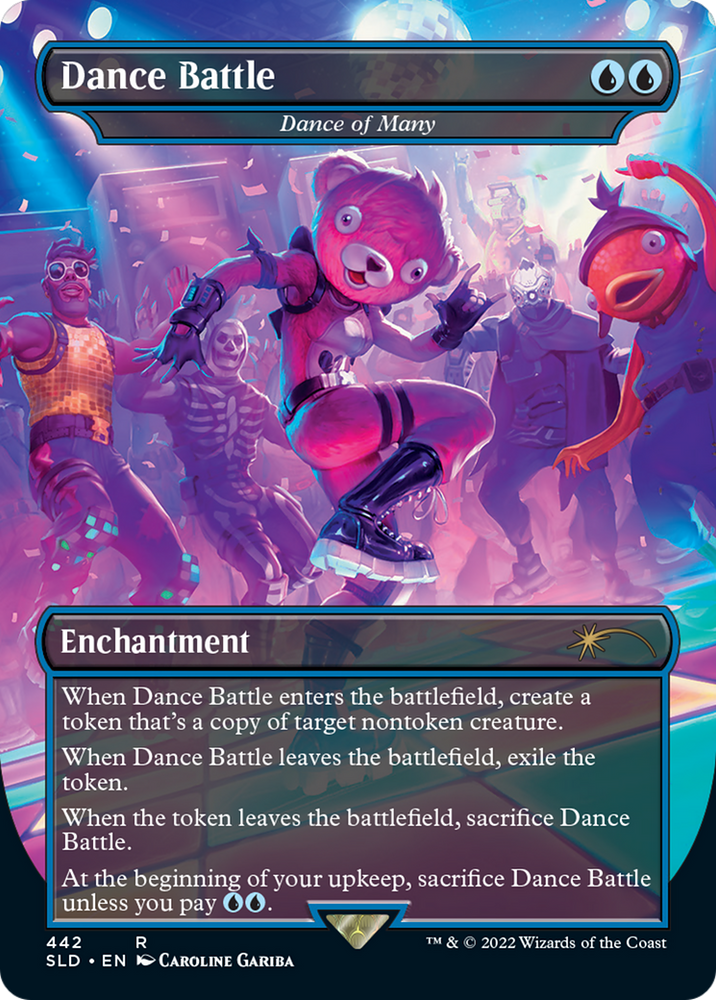 Dance Battle - Dance of Many (SLD-442) - Secret Lair Drop / Dance Battle (Borderless) Foil