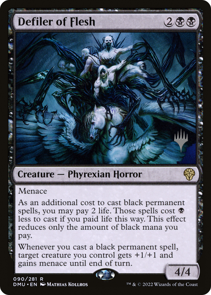 Defiler of Flesh (PPDMU-90P) - Dominaria United Promos