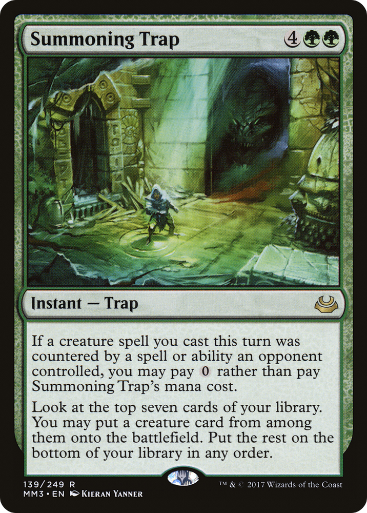 Summoning Trap (MM3-139) - Modern Masters 2017 Foil