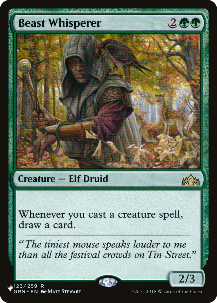 Beast Whisperer (PLST-GRN-123) - The List