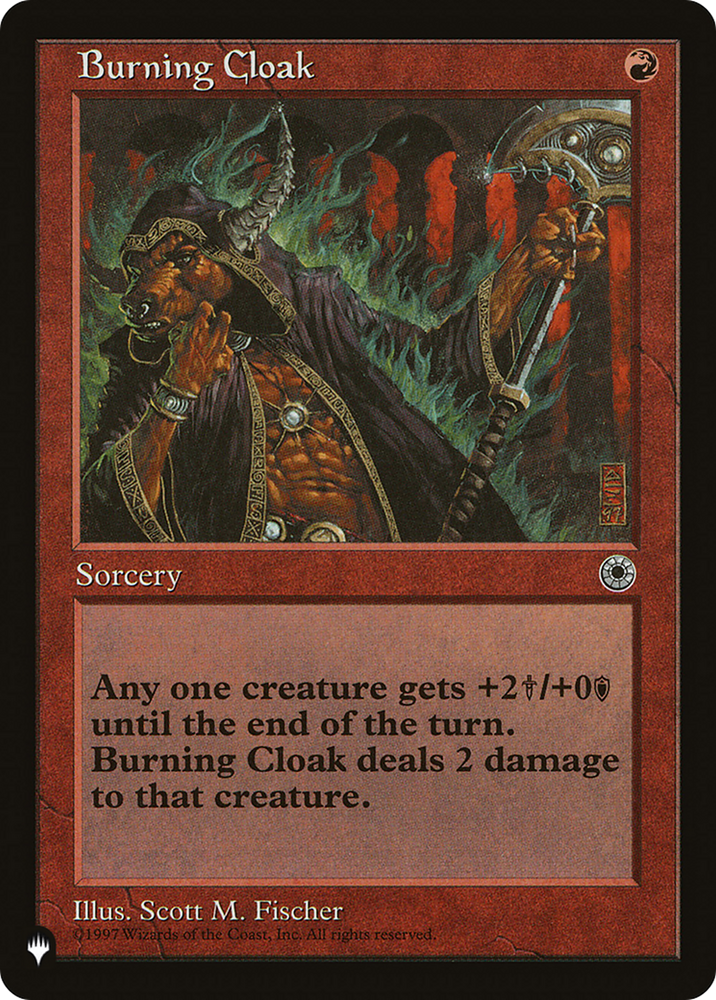 Burning Cloak (LIST-POR-120) - The List
