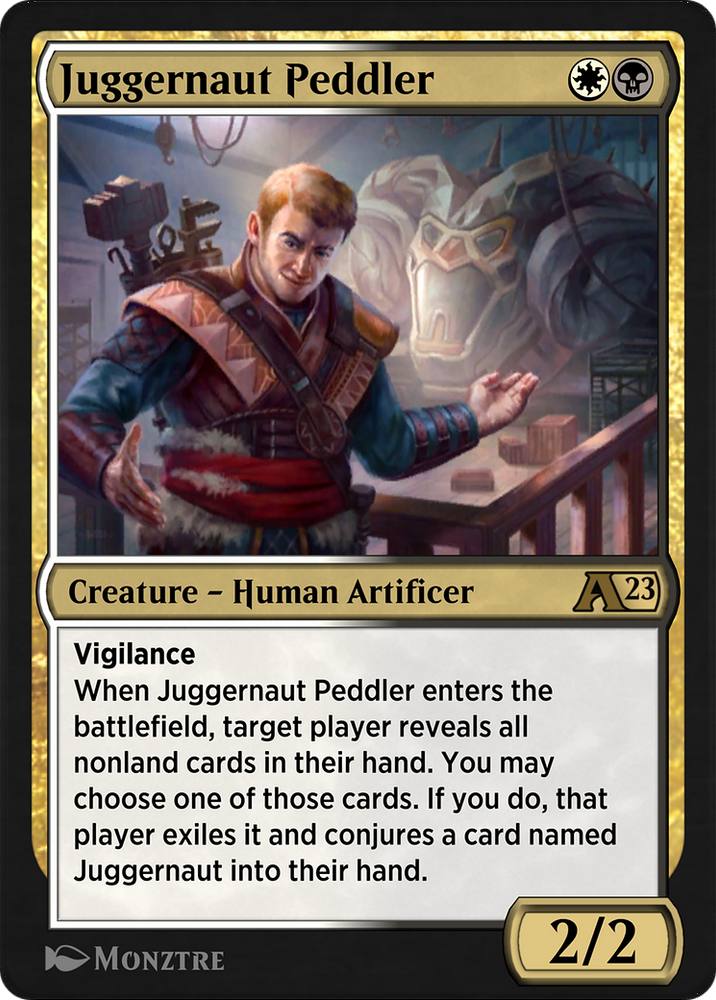 Juggernaut Peddler (YDMU-023) - Alchemy: Dominaria