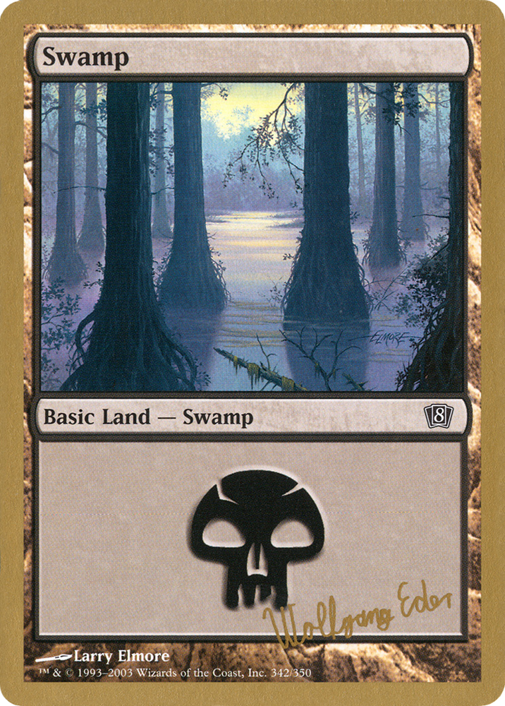 Swamp (342) - 2003 Wolfgang Eder (8ED) (WCD-) - World Championship Decks 2003