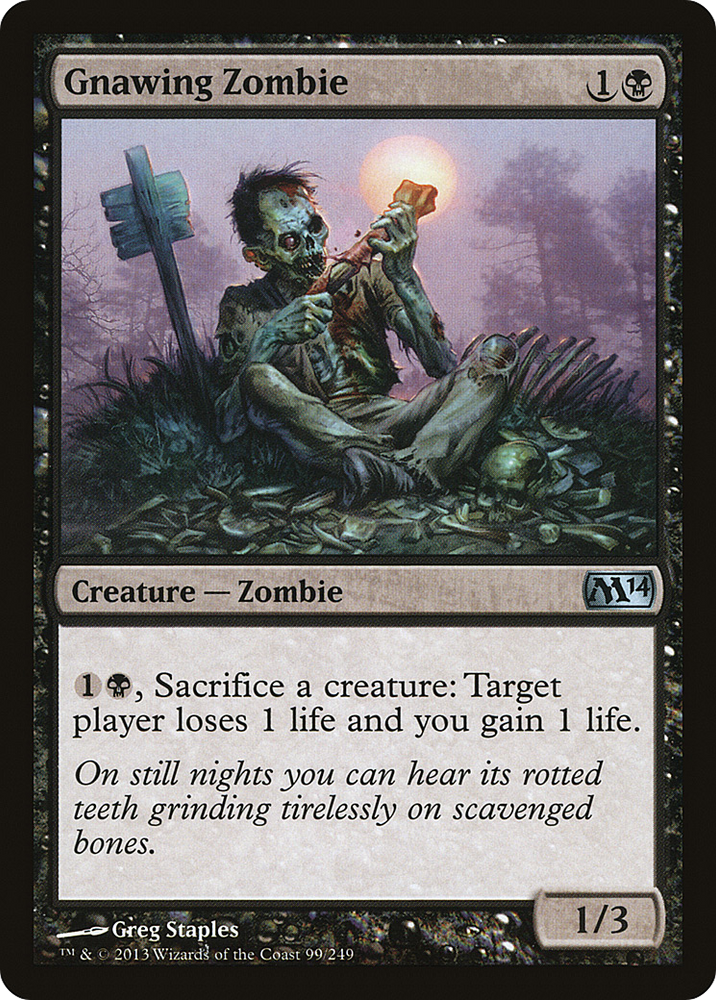 Gnawing Zombie (M14-099) - Magic 2014
