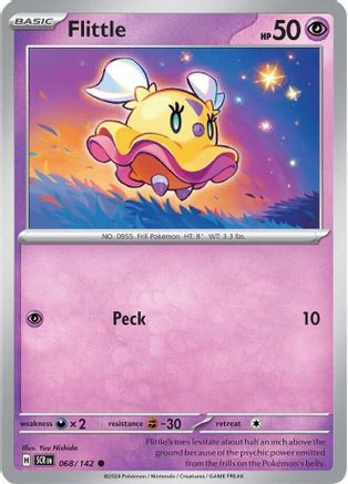 Flittle 068/142  - Reverse Holofoil SV07 Stellar Crown - Common