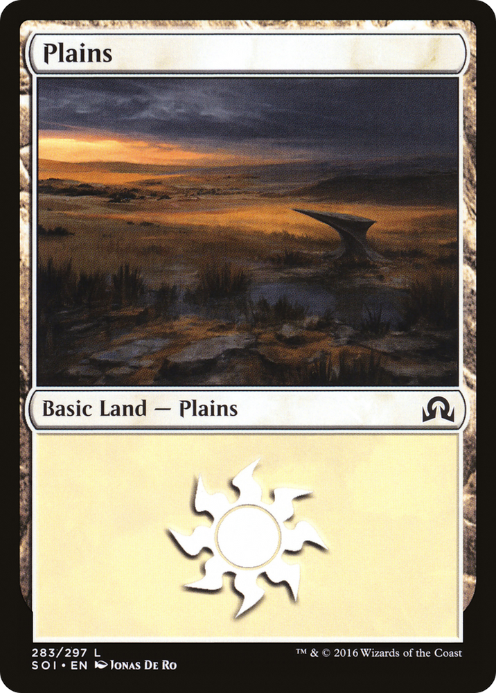 Plains (283) (SOI-283) - Shadows over Innistrad