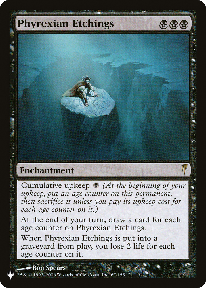 Phyrexian Etchings (LIST-67/155) - The List