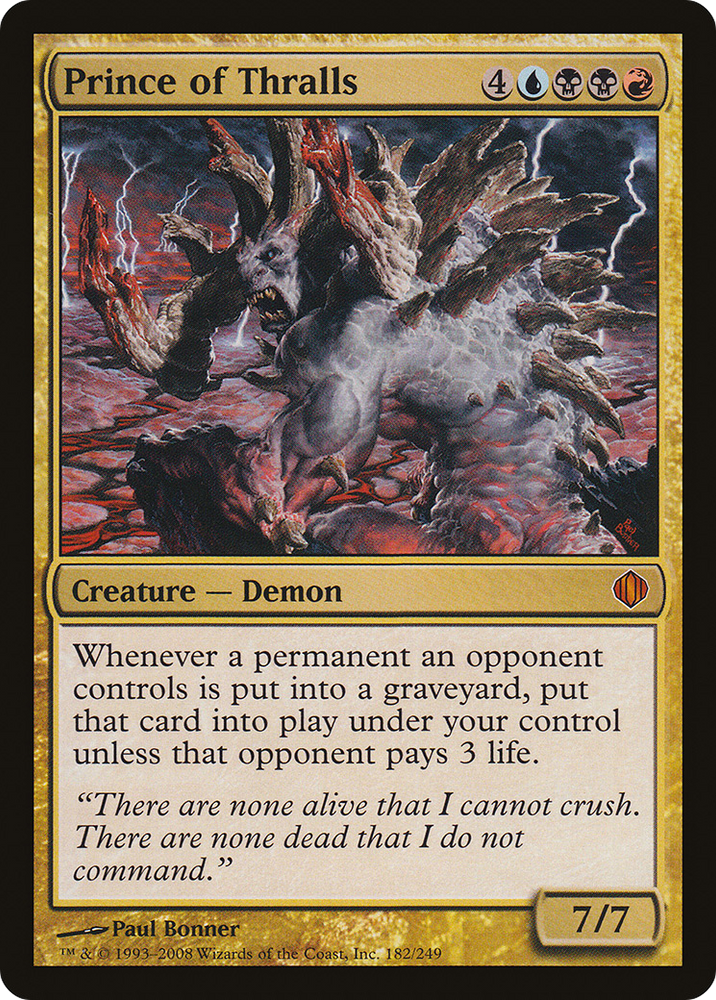 Prince of Thralls (ALA-182) - Shards of Alara