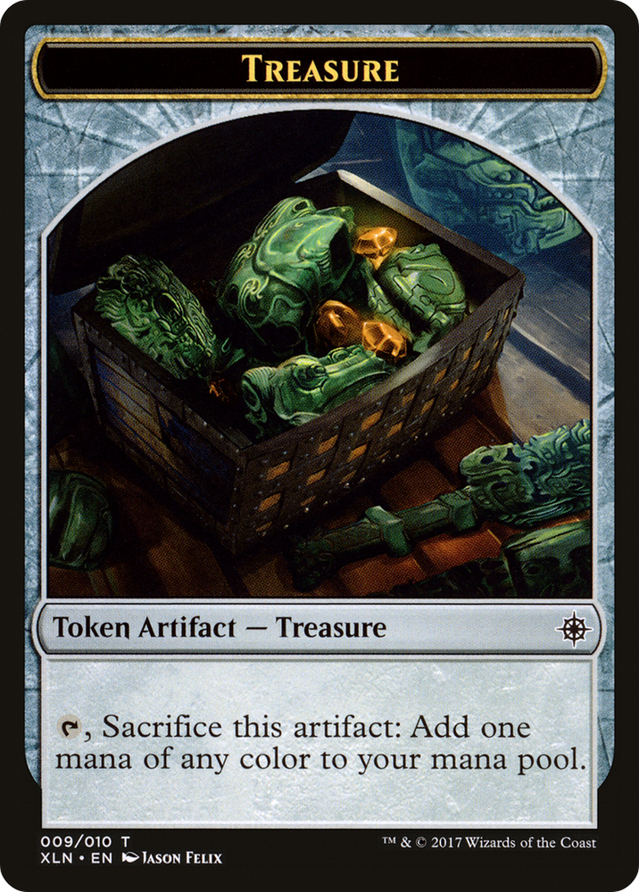 Treasure Token (009) (XLN-009) - Ixalan Tokens Foil