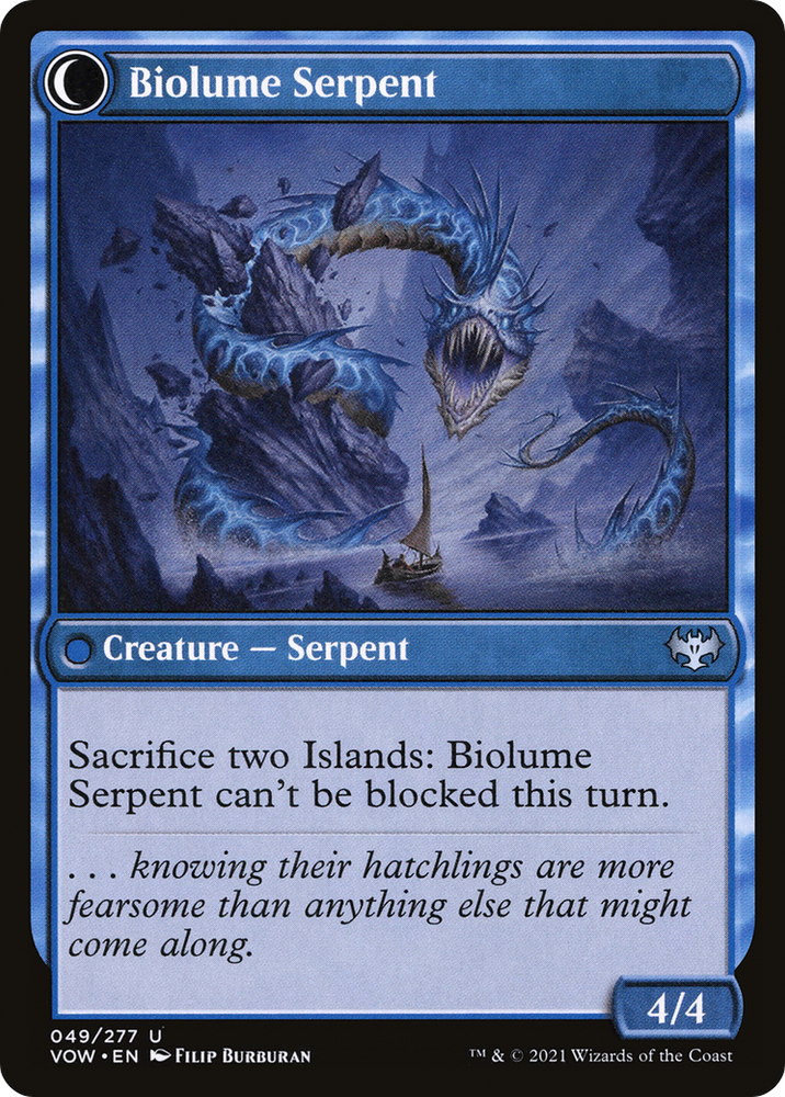 Biolume Egg (VOW-049) - Innistrad: Crimson Vow: (Double Faced Transform)