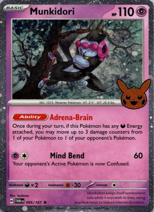 Munkidori (Cosmos Holo) 095/167  - Holofoil Trick or Trade BOOster Bundle 2024 - Holo Rare