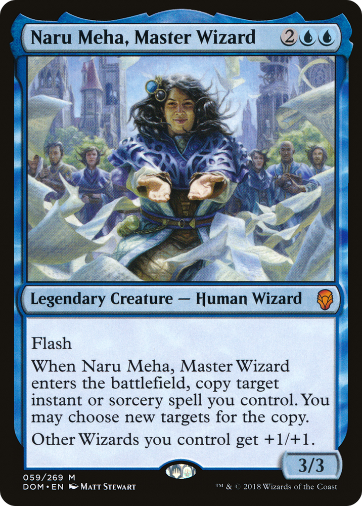 Naru Meha, Master Wizard (DOM-059) - Dominaria