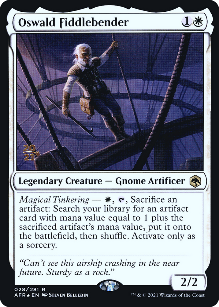 Oswald Fiddlebender (PRE-28S) - Adventures in the Forgotten Realms Promos Foil
