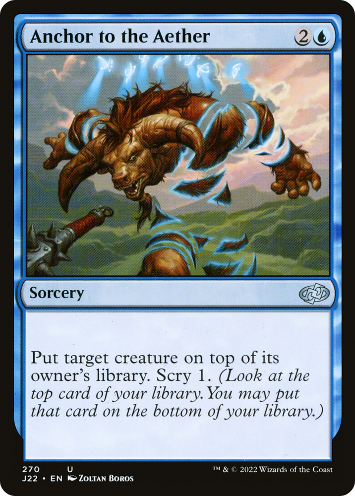 Anchor to the Aether (J22-270) - Jumpstart 2022