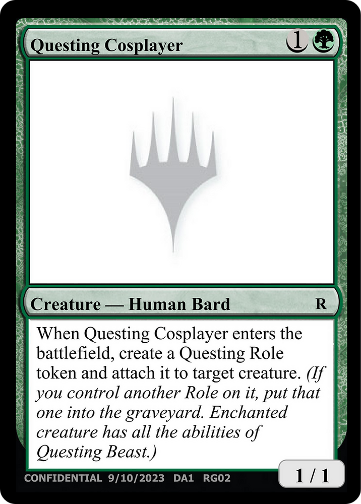 Questing Cosplayer (UNK-RG02D) - Unknown Event