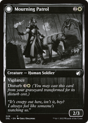 Mourning Patrol (DBL-028) - Innistrad: Double Feature: (Double Faced Transform)