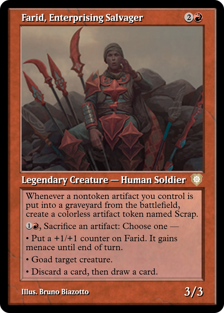 Farid, Enterprising Salvager (PRM-105730) - Magic Online Promos Foil