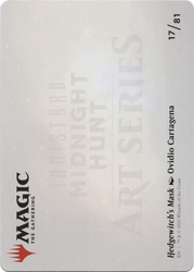 Hedgewitch's Mask // Hedgewitch's Mask (AMID-017) - Midnight Hunt Art Series (Borderless) Foil