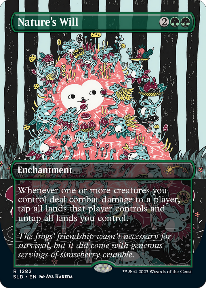 Nature's Will (SLD-1282) - Secret Lair Drop (Borderless) Foil
