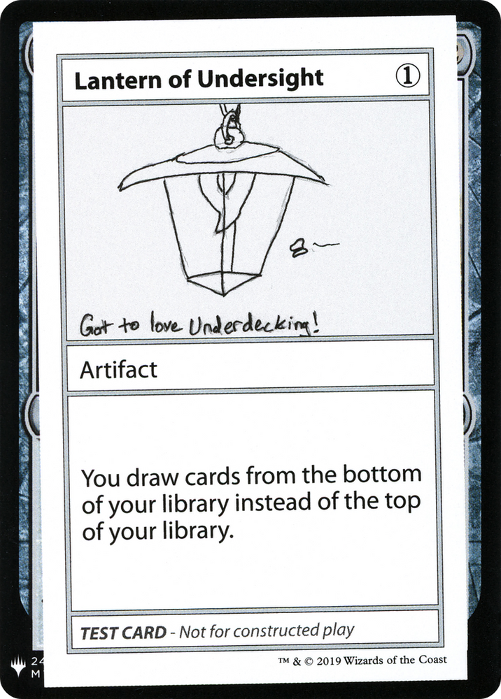 Lantern of Undersight (CMB1-) - Mystery Booster Playtest Cards 2019