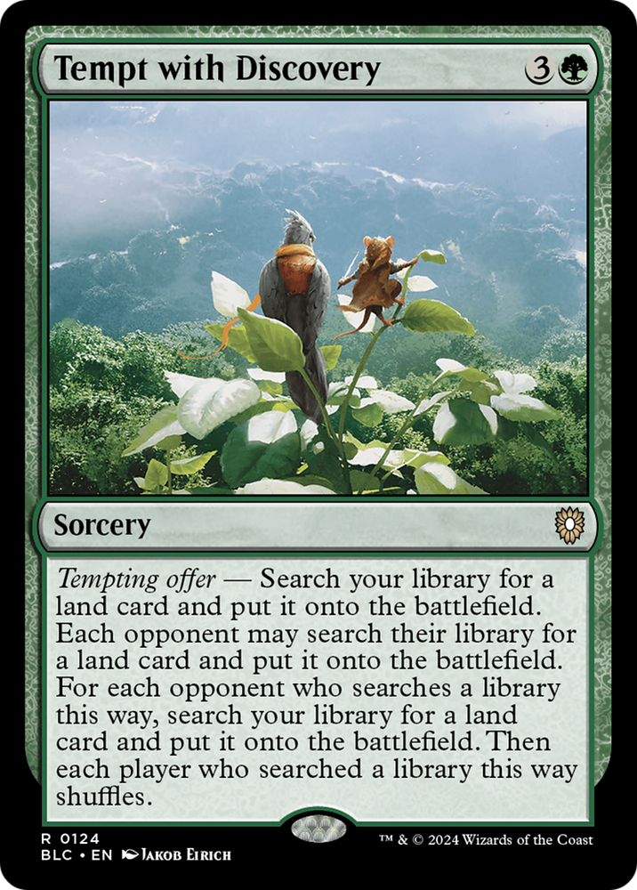 Tempt with Discovery (BLC-124) - Bloomburrow Commander