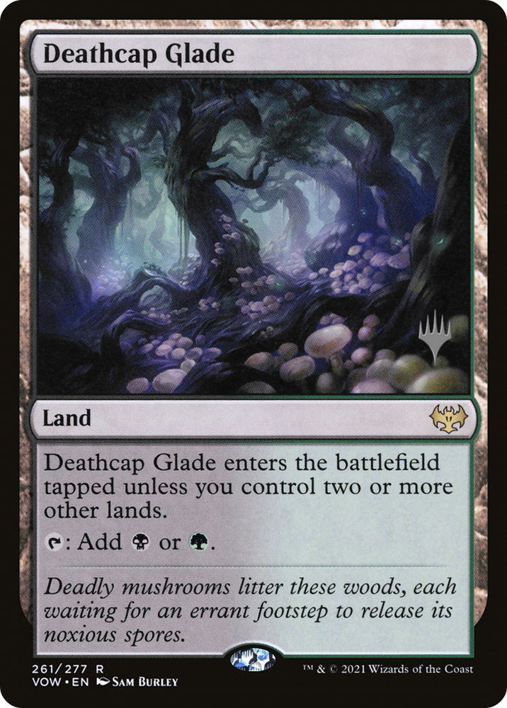 Deathcap Glade (PPDMU-261P) - Innistrad: Crimson Vow Promos Foil