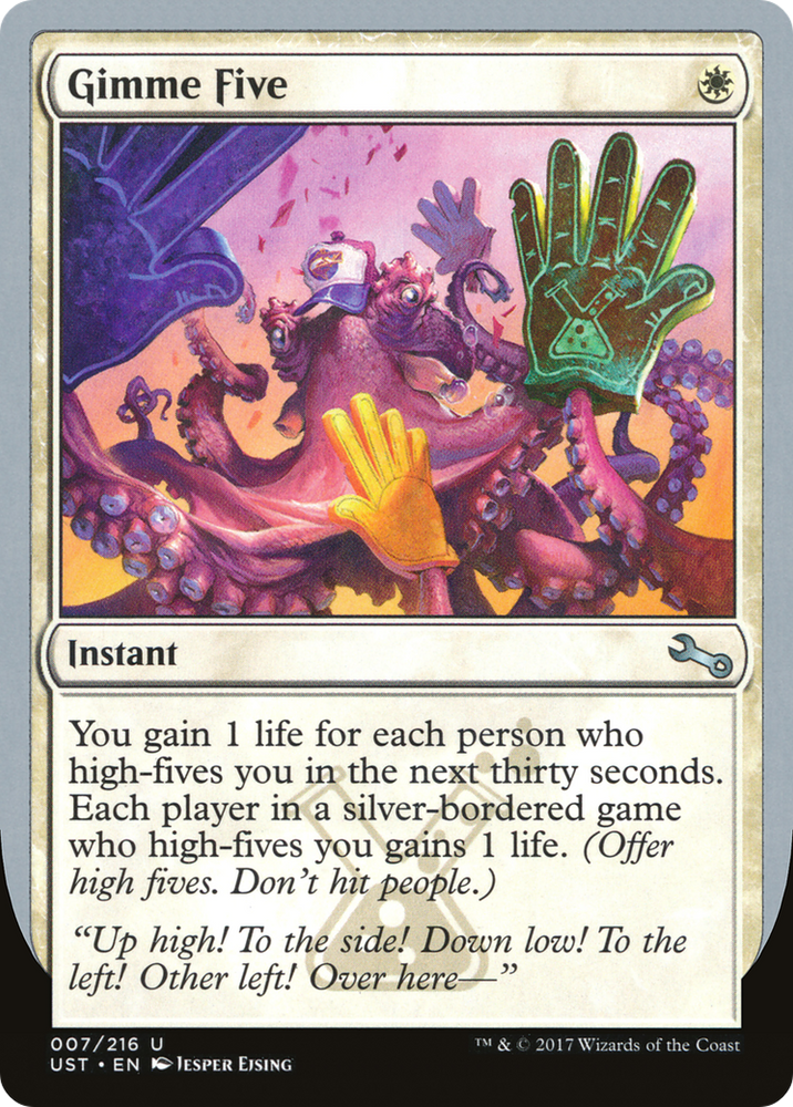 Gimme Five (UST-007) - Unstable Foil