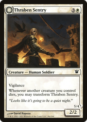 Thraben Sentry (ISD-038) - Innistrad: (Double Faced Transform) Foil