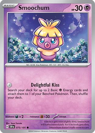 Smoochum 075/191  SV08 Surging Sparks - Common