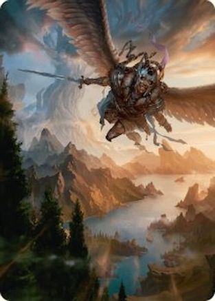 Youthful Valkyrie Art Card (28/54) (ASFDN-028) - Art Series: Foundations