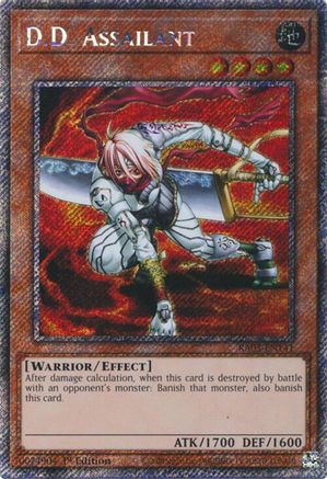 D.D. Assailant (Platinum Secret Rare) (RA03-EN141) - Quarter Century Bonanza 1st Edition
