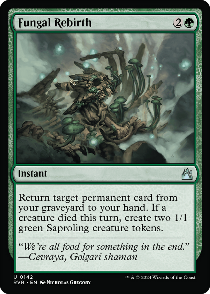 Fungal Rebirth (RVR-142) - Ravnica Remastered