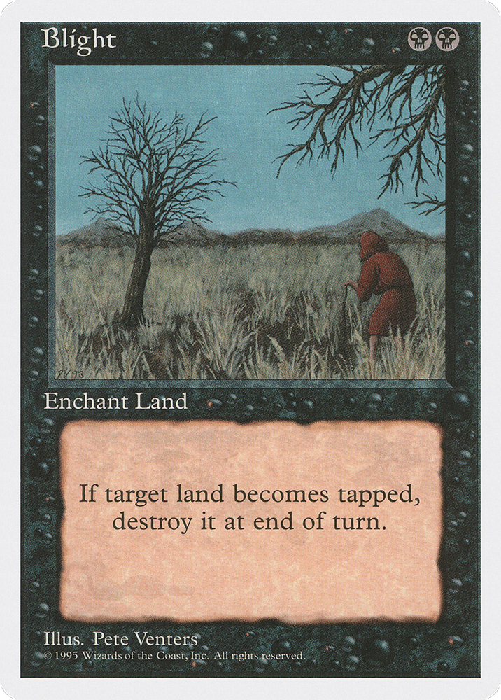 Blight (4ED-) - Fourth Edition
