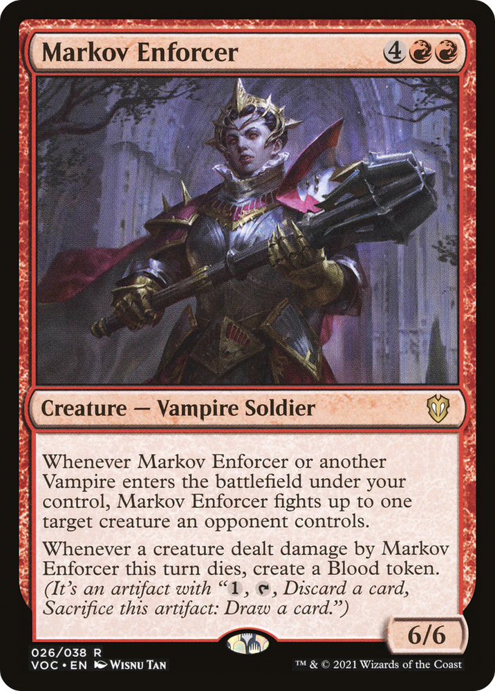Markov Enforcer (VOC-026) - Crimson Vow Commander