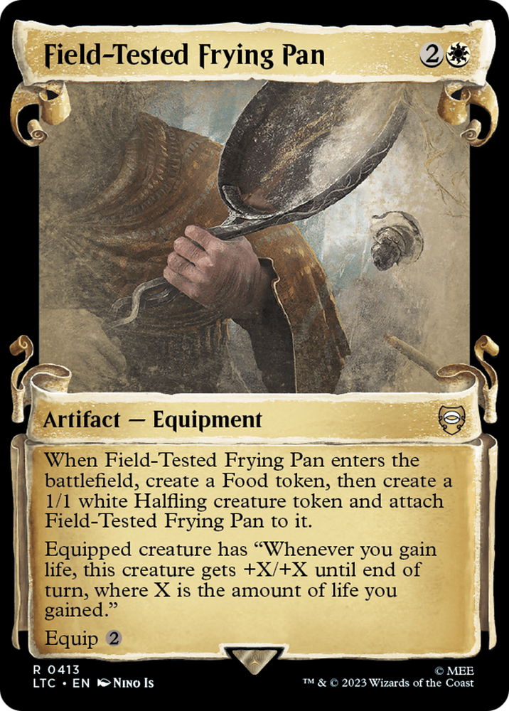 Field-Tested Frying Pan (Showcase Scrolls) (LTC-413) - Tales of Middle-earth Commander: (Showcase)