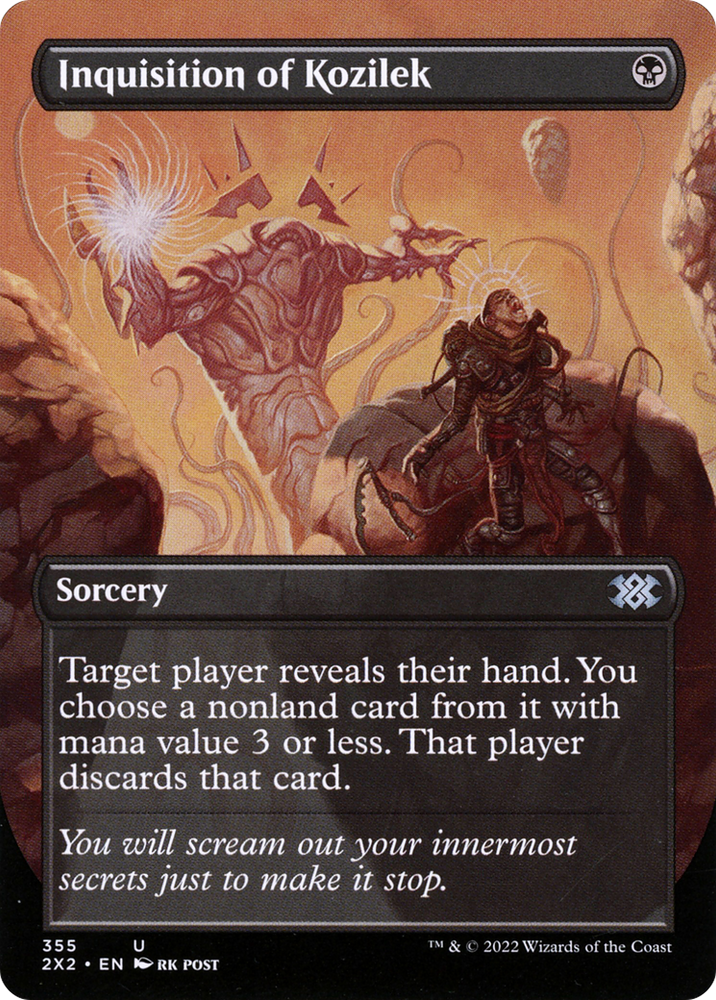 Inquisition of Kozilek (Borderless) (2X2-355) - Double Masters 2022 (Borderless)