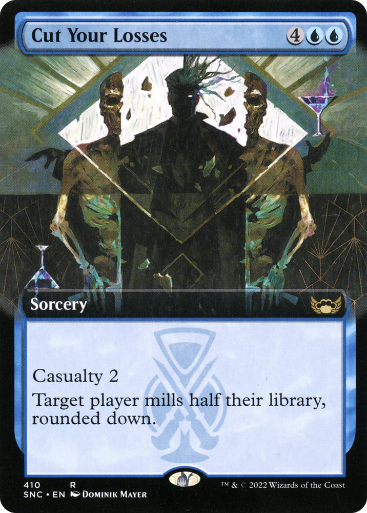 Cut Your Losses (Extended Art) (SNC-410) - Streets of New Capenna: (Extended Art) Foil