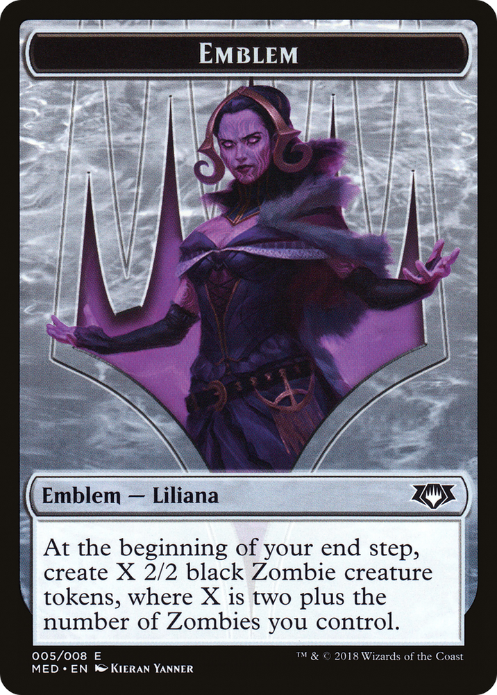 Emblem - Liliana, the Last Hope (MED-0G5) - Mythic Edition Tokens