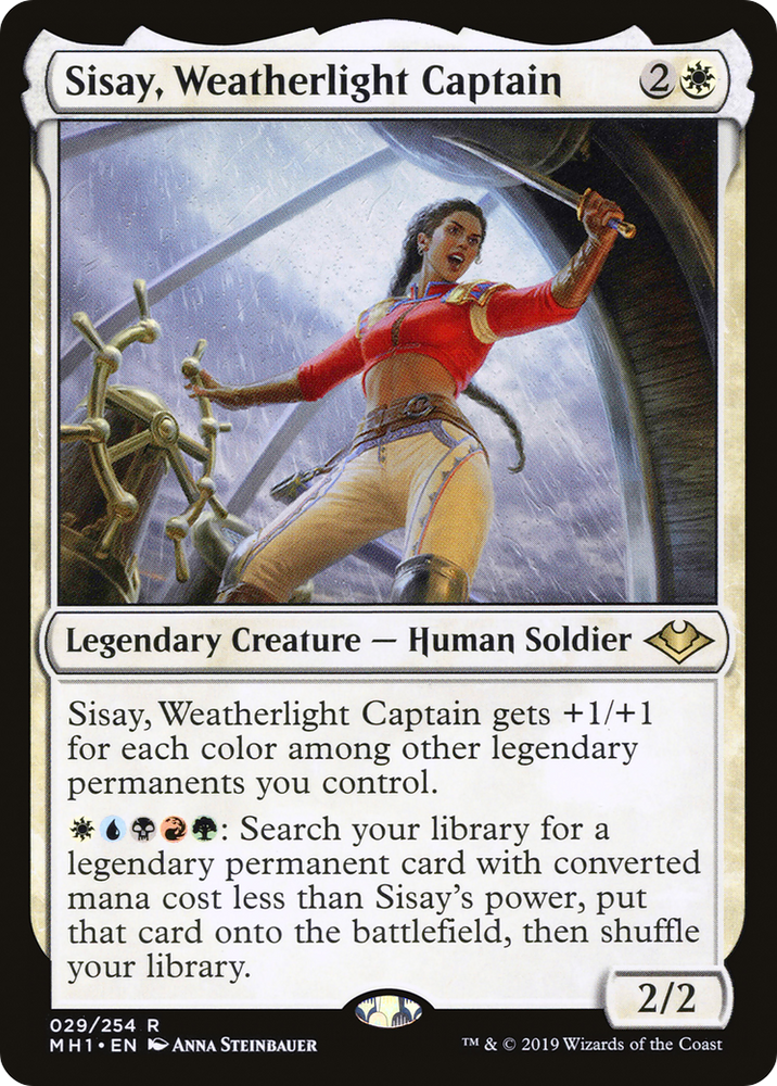 Sisay, Weatherlight Captain (MH1-029) - Modern Horizons Foil
