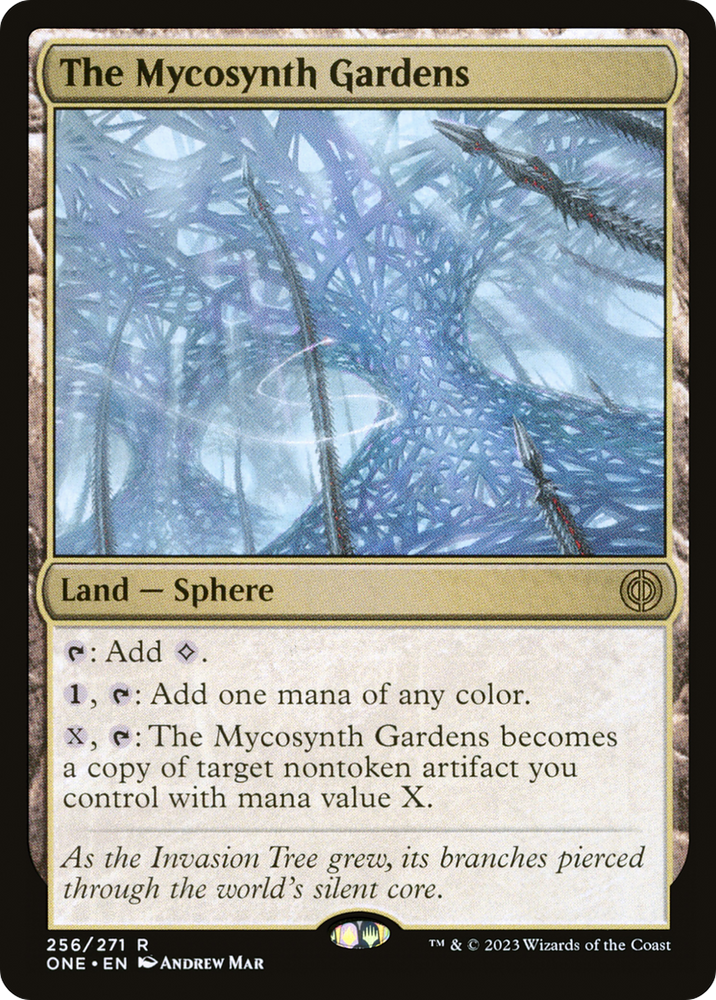 The Mycosynth Gardens (ONE-256) - Phyrexia: All Will Be One Foil