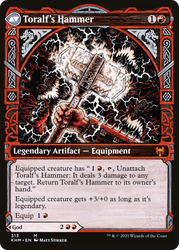 Toralf, God of Fury (Showcase) (KHM-313) - Kaldheim: (Showcase) Foil
