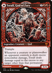 Toralf, God of Fury (Showcase) (KHM-313) - Kaldheim: (Showcase) Foil